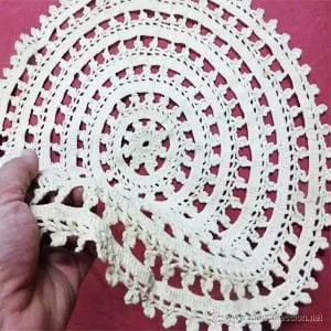 Tapete tejido a crochet
